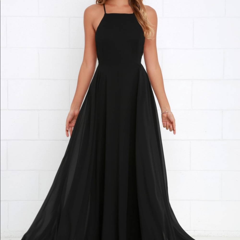 Mythical Kind of Love Black Maxi Dress